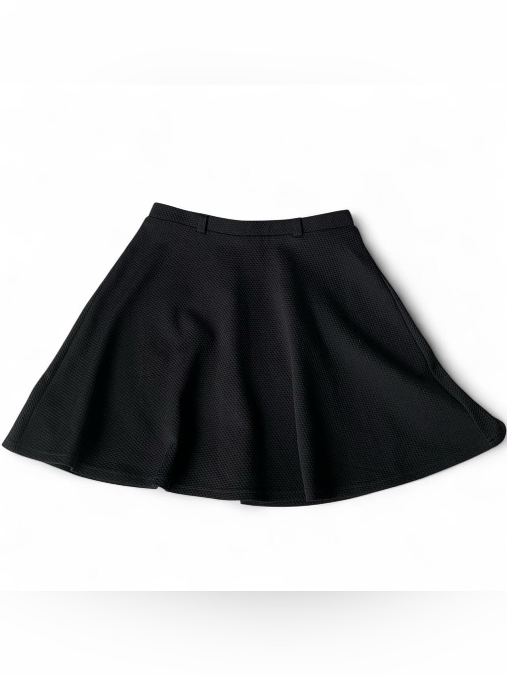 Love Culture Basic Black Mini Circle Skirt Waist 24”